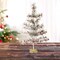 Primitives By Kathy 19.0 Inch Silver Tinsel Tree Lg Christmas Decorative Tree , Christmas Red Berries